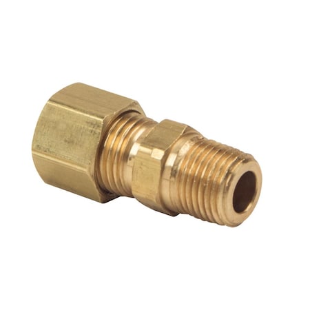 Thrifco Plumbing No. 68-C 1/4 Inch x 1/8 Inch Lead-Free Brass Compression MIP Adapt 4401087